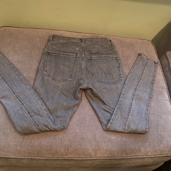 Express High Rise Hyper Stretch Ankle Jeans 12.5/13”W x 36”L - Picture 3 of 11